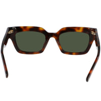 MCM Women's Sunglasses - Zyl Havana Square Full Rim Frame Green Lens | MCM707S 214 ,