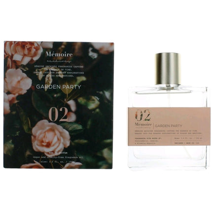 Memoire Archives Unisex Eau De Parfum Spray - Garden Party Fresh Fragrance, 3.4 oz ,