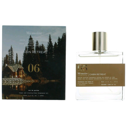 Memoire Archives Unisex EDP Spray - Cabin Retreat Atlas Cedarwood Top Note, 3.4 oz ,