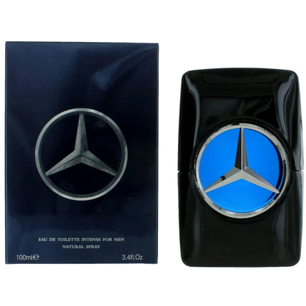Mercedes Benz Men's EDT Spray - Intense Pear and Ambrette Opening Notes, 3.4 oz ,