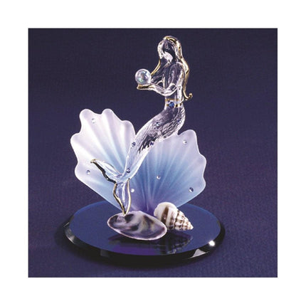 Mermaid Glass Figurine ,