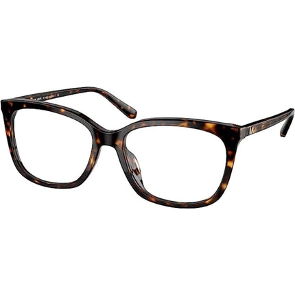 Michael Kors Women's Eyeglasses - Auckland Dark Tortoise Square Frame | 0MK4080U 3006 ,