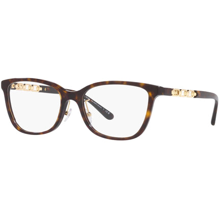 Michael Kors Women's Eyeglasses - Dark Tortoise Plastic Rectangular Frame | 4097F 3006 ,