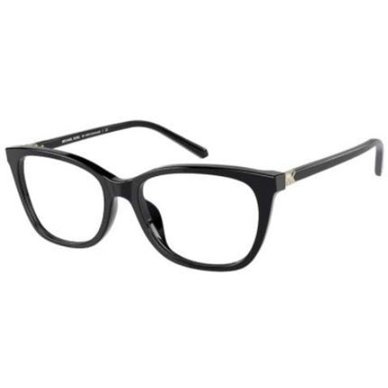 Michael Kors Women's Eyeglasses - Edinburgh Bio Black Square Frame | 0MK4085U 3005 ,