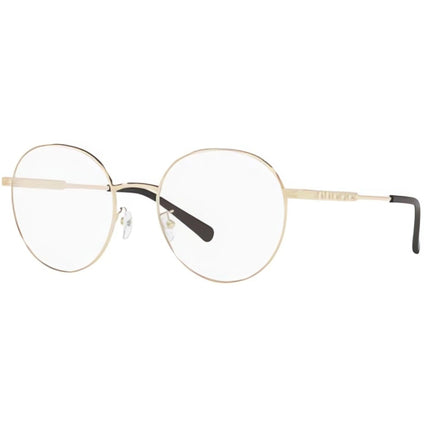 Michael Kors Women's Eyeglasses - Genoa Light Gold Round Full-Rim Frame | 0MK3055 1014 ,