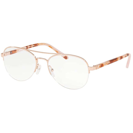 Michael Kors Women's Eyeglasses - Rose Gold Pilot Frame | MICHAEL KORS 0MK3033 1108 ,