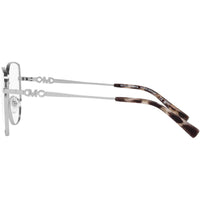 Michael Kors Women's Eyeglasses - Silver Metal Square Frame Demo Lens | 3062 1153 ,