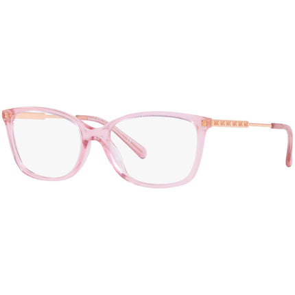 Michael Kors Women's Eyeglasses - Transparent Pink Plastic Square Frame | 0MK4092 3101 ,