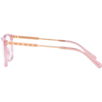 Michael Kors Women's Eyeglasses - Transparent Pink Plastic Square Frame | 0MK4092 3101 ,