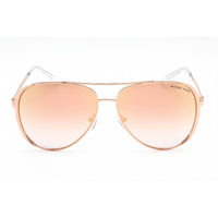 Michael Kors Women's Sunglasses - Full Rim Rose Gold Metal Aviator | 0MK1101B 11086F ,