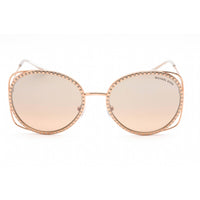 Michael Kors Women's Sunglasses - Full Rim Rose Gold Metal Round | 0MK1118B 11088Z ,