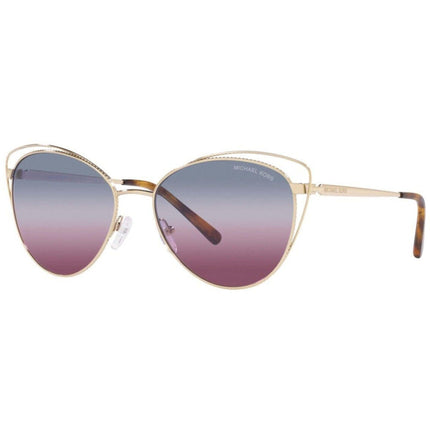 Michael Kors Women's Sunglasses - Gold Metal Cat Eye Frame Red Lens | 1117 1014I8 ,