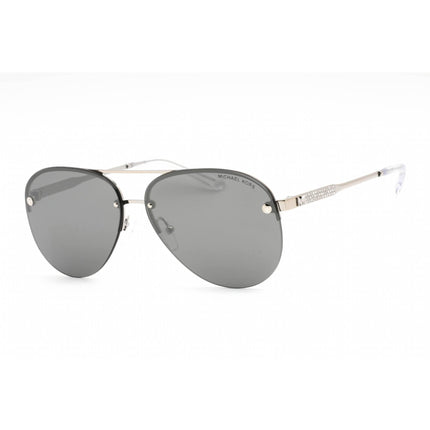 Michael Kors Women's Sunglasses - Half Rim Silver/Black Aviator | 0MK1135B 10156G ,