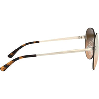 Michael Kors Women's Sunglasses - Light Gold Round Frame | MICHAEL KORS 0MK1037 12128Z ,