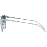 Michael Kors Women's Sunglasses - Silver Metal Butterfly Frame Blue Lens | 1115 11537C ,