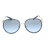 Michael Kors Women's Sunglasses - Silver/Blue Tortoise Metal Aviator | 0MK1128J 10158F ,