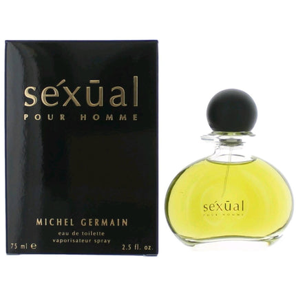 Michel Germain Men's Eau De Toilette Spray - Sexual Fougere Green Fruity Notes, 2.5 oz ,