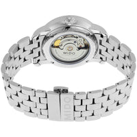 Mido Men's Automatic Watch - Baroncelli II Silver Dial Steel Bracelet| M86084211 ,