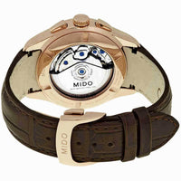Mido Men's Automatic Watch - Belluna II Brown Strap Chronograph | M0244273603100 ,