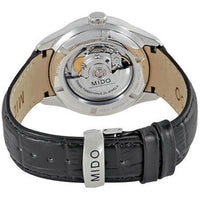 Mido Men's Automatic Watch - Belluna II Silver Dial Black Strap | M0244441603100 ,