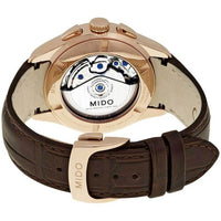 Mido Men's Automatic Watch - Belluna II Silver Dial Leather Strap | M0244443603100 ,