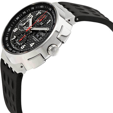 Mido Men's Chronograph Watch - All Dial Black Rubber Strap | M83604D892 ,