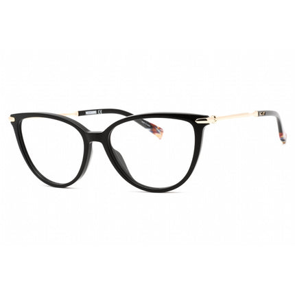 Missoni Women's Eyeglasses - Full Rim Black Acetate/Metal Cat Eye | MIS 0057 0807 00 ,