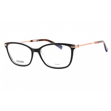 Missoni Women's Eyeglasses - Full Rim Blue Metal Rectangular Frame | MIS 0058 0PJP 00 ,