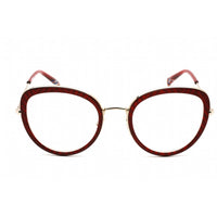 Missoni Women's Eyeglasses - Full Rim Burgundy Metal Cat Eye Frame | MIS 0043 0LHF 00 ,