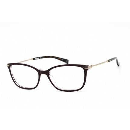 Missoni Women's Eyeglasses - Full Rim Burgundy Rectangular Frame | MIS 0058 LHF 00 ,