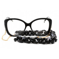 Missoni Women's Eyeglasses - Grey Black Horn Plastic Cat Eye | MIS 0093/N 033Z 00 ,