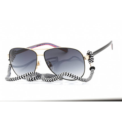 Missoni Women's Sunglasses - Aviator Frame Dark Grey Shaded Lens | MMI 0002/S 807 90 ,
