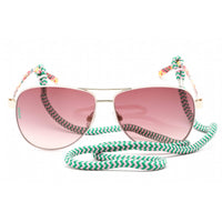 Missoni Women's Sunglasses - Aviator Frame Pink Doubleshade Lens | MMI 0002/S 35J 3X ,