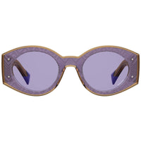 Missoni Women's Sunglasses - Beige Lilac Plastic Cat Eye Frame | MIS 0064/S 0W6O ,