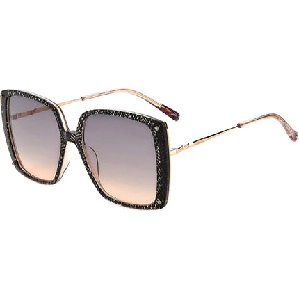 Missoni Women's Sunglasses - Black Nude Plastic Oversized Frame | MIS 0002/S 0KDX ,