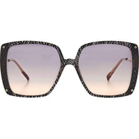 Missoni Women's Sunglasses - Black Nude Plastic Oversized Frame | MIS 0002/S 0KDX ,
