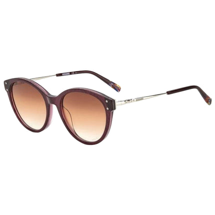Missoni Women's Sunglasses - Burgundy Plastic Cat Eye Frame | MISSONI MIS 0026/S S ,