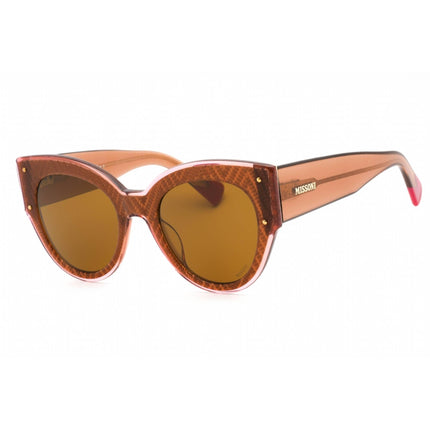Missoni Women's Sunglasses - Cat Eye Plastic Frame Brown Lens | MIS 0063/S 0FUU 70 ,
