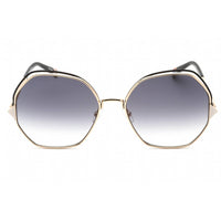 Missoni Women's Sunglasses - Full Rim Gold Black Metal Round | MIS 0075/S 0RHL 9O ,
