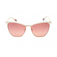Missoni Women's Sunglasses - Full Rim Gold Ivory Cat Eye Shape | MIS 0009/S 0Y3R 3X ,