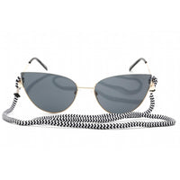 Missoni Women's Sunglasses - Gold Cat Eye Metal Frame Grey Lens | MMI 0100/S J5G IR ,