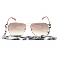 Missoni Women's Sunglasses - Gold Havana Frame Brown Shaded Lens | MMI 0002/S 06J HA ,