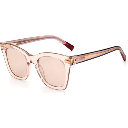 Missoni Women's Sunglasses - Nude Plastic Cat Eye Frame Brown Lens | MIS 0046/S 0FWM ,
