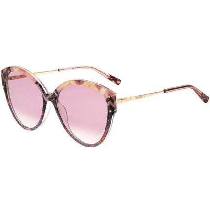 Missoni Women's Sunglasses - Pattern Pink Plastic Butterfly Frame | MIS 0004/S 0OBL ,