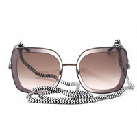 Missoni Women's Sunglasses - Rectangular Frame Brown Shaded Lens | MMI 0034/S V81 HA ,