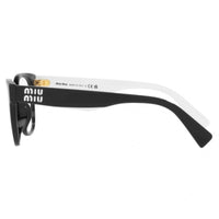 Miu Miu Women's Eyeglasses - Black Square Full Rim Frame Demo Lens | 02VV 10G1O1 ,