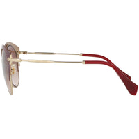 Miu Miu Women's Sunglasses - Amaranth/Pale Gold Frame Brown Lenses | 53RS-UA50A652 ,