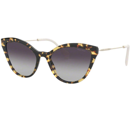 Miu Miu Women's Sunglasses - Core Grey Gradient Lenses Havana Frame | 03US-7S05D155 ,