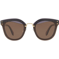 Miu Miu Women's Sunglasses - Full Rim Cat Eye Shape Frame | MIU MIU 0MU03TS CMT9L165 ,