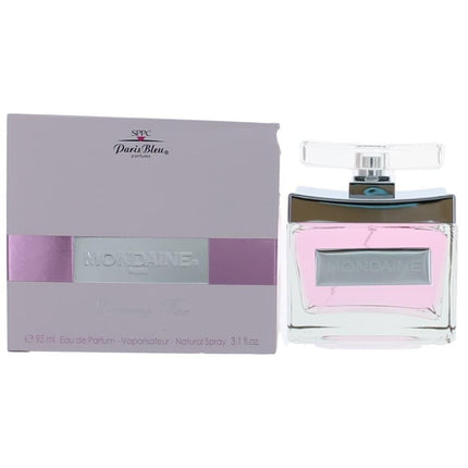 Mondaine Blooming Rose by Paris Bleu Parfums, 3.1 oz Eau De Parfum Spray for Women ,